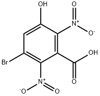 3-BROMO-5-HYDROXY-2,6-DINITRO-BENZOIC ACID Struktur