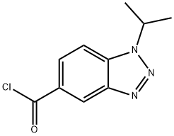 1-ISOPROPYL-1H-1,2,3-BENZOTRIAZOLE-5-CARBONYL CHLORIDE Struktur