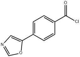 Benzoyl chloride, 4-(5-oxazolyl)- (9CI) Struktur