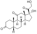 5-BETA-DIHYDROCORTISONE Struktur