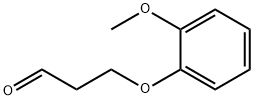 Propanal, 3-(2-methoxyphenoxy)- (9CI) Struktur