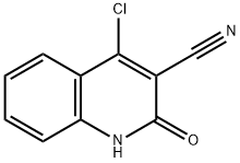 4-Chloro-3-cyano-1,2-dihydro-2-oxoquinoline Struktur