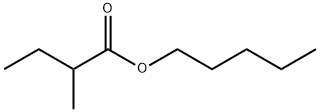 AMYL-2-METHYLBUTYRATE Struktur