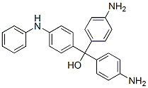 4,4'-diamino-4''-anilinotrityl alcohol Struktur