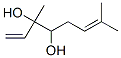 3,7-dimethylocta-1,6-diene-3,4-diol Struktur