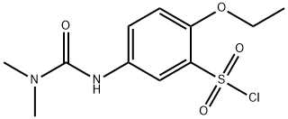 5-(3,3-DIMETHYL-UREIDO)-2-ETHOXY-BENZENESULFONYL CHLORIDE Struktur