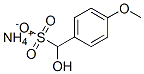 ammonium alpha-hydroxy-p-methoxytoluene-alpha-sulphonate Struktur