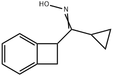 Bicyclo[4.2.0]octa-1,3,5-trien-7-yl(cyclopropyl) ketone oxime Struktur