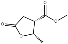 3-Furancarboxylicacid,tetrahydro-2-methyl-5-oxo-,methylester,(2S,3S)- Struktur