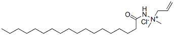 1-allyl-1,1-dimethyl-2-stearoylhydrazinium chloride Struktur