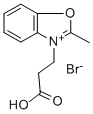 3-CARBOXYETHYL-2-METHYLBENZOXAZOLIUM BROMIDE Struktur