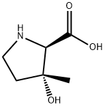 D-Proline, 3-hydroxy-3-methyl-, (3R)- (9CI) Struktur