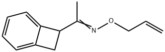 Bicyclo[4.2.0]octa-1,3,5-trien-7-yl(methyl) ketone O-allyl oxime Struktur