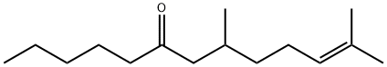 8,12-dimethyltridec-11-en-6-one  Struktur