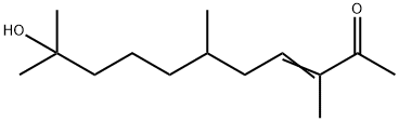 10-hydroxy-3,6,10-trimethylundec-3-en-2-one Struktur