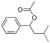 alpha-isobutylbenzyl acetate Struktur