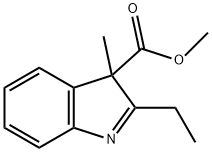 3H-Indole-3-carboxylicacid,2-ethyl-3-methyl-,methylester(9CI) Struktur