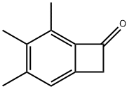 Bicyclo[4.2.0]octa-1,3,5-trien-7-one, 3,4,5-trimethyl- (9CI) Struktur