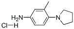 3-methyl-4-pyrrolidin-1-ylaniline monohydrochloride Struktur