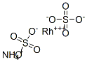 ammonium rhodium(3+) disulphate Struktur