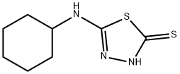 5-環(huán)己基氨基-[1,3,4]噻二唑-2-硫醇, 68161-70-6, 結(jié)構(gòu)式