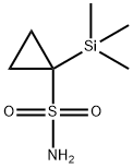 Cyclopropanesulfonamide, 1-(trimethylsilyl)- (9CI) Struktur