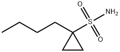 Cyclopropanesulfonamide, 1-butyl- (9CI) Struktur