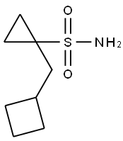 Cyclopropanesulfonamide, 1-(cyclobutylmethyl)- (9CI) Struktur