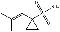 Cyclopropanesulfonamide, 1-(2-methyl-1-propenyl)- (9CI) Struktur