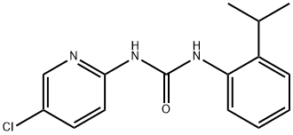 1-(5-chloro-pyridin-2-yl)-3-(2-isopropyl-phenyl)-urea Struktur