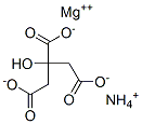 citric acid, ammonium magnesium salt Struktur