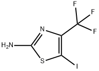 5-iodo-4-(trifluoroMethyl)thiazol-2-aMine Struktur