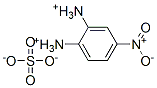 4-nitrobenzene-1,2-diammonium sulphate Struktur