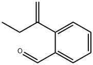 Benzaldehyde, 2-(1-methylenepropyl)- (9CI) Struktur