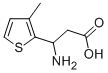 3-AMINO-3-(3-METHYL-THIOPHEN-2-YL)-PROPIONIC ACID Struktur