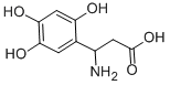 3-AMINO-3-(2,4,5-TRIHYDROXYPHENYL)-PROPIONIC ACID Struktur