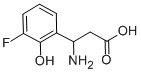 3-AMINO-3-(3-FLUORO-2-HYDROXY-PHENYL)-PROPIONIC ACID Struktur