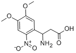 3-AMINO-3-(4,5-DIMETHOXY-2-NITRO-PHENYL)-PROPIONIC ACID Struktur