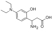 3-AMINO-3-(4-DIETHYLAMINO-2-HYDROXY-PHENYL)-PROPIONIC ACID Struktur