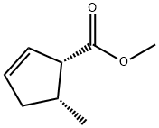 2-Cyclopentene-1-carboxylicacid,5-methyl-,methylester,cis-(9CI) Struktur