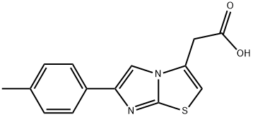 (6-P-TOLYL-IMIDAZO[2,1-B]THIAZOL-3-YL)-ACETIC ACID Struktur