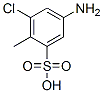 4-amino-6-chlorotoluene-2-sulphonic acid  Struktur