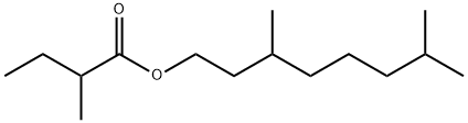 TETRAHYDROGERANYL METHYL ETHYL ACETATE Struktur