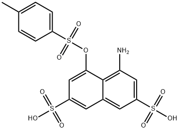 4-amino-5-(tosyloxy)naphthalene-2,7-disulfonic acid, 6837-93-0, 結(jié)構(gòu)式