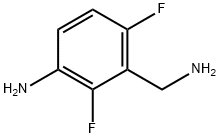 Benzenemethanamine, 3-amino-2,6-difluoro- (9CI) Struktur