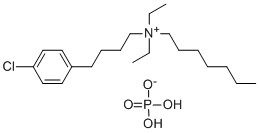 Clofilium phosphate Struktur