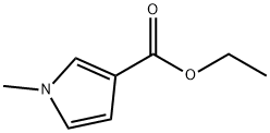 1H-Pyrrole-3-carboxylicacid,1-methyl-,ethylester(9CI) Struktur