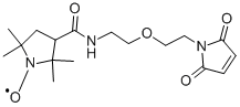 3-[2-(2-MALEIMIDOETHOXY)ETHYLCARBAMOYL]-PROXYL Struktur