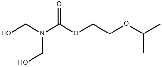 2-(1-methylethoxy)ethyl bis(hydroxymethyl)carbamate Struktur