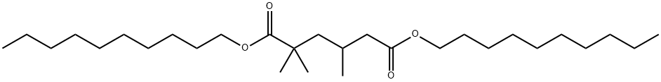 didecyl 2,2,4-trimethyladipate  Struktur